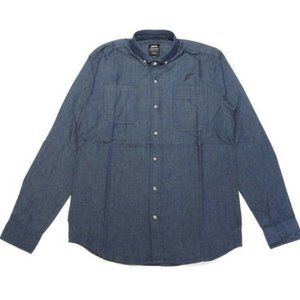 Publish Brand Indigo Denim Floy LS Shirt Medium